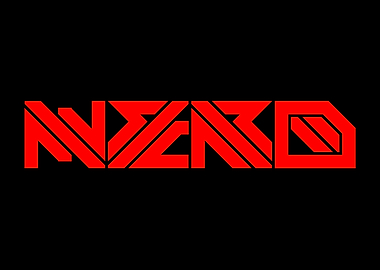N.E.R.D. Logo Red on Black