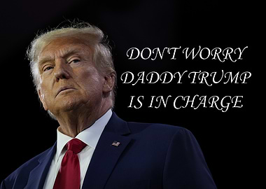 Daddy Donald Trump is in Charge Portrait