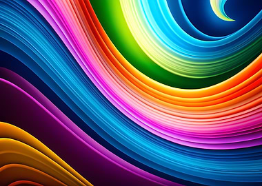 Colorful Abstract Swirl