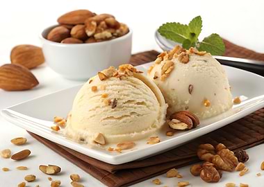 Nutty Ice Cream Dessert