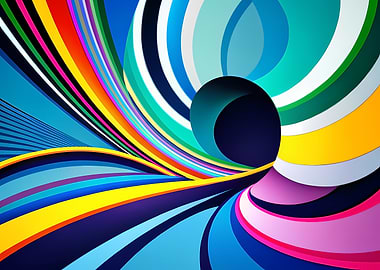 Colorful Abstract Swirl