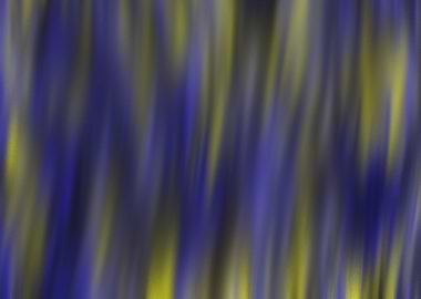 Abstract Blue and Yellow Blur by Kristalin Davis