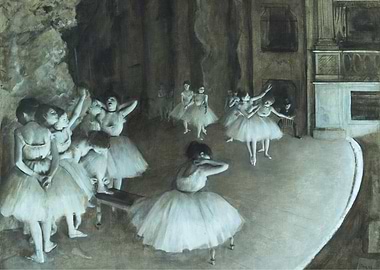 Ballet Rehearsal Painting
