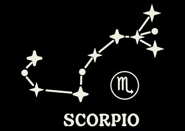 Scorpio Constellation Illustration