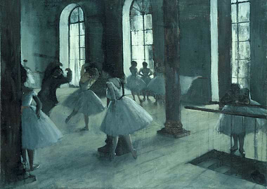Ballet Rehearsal Painting