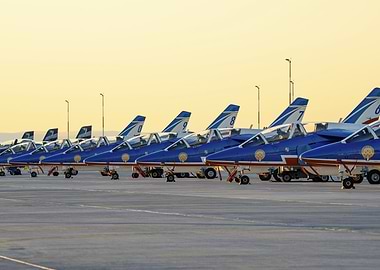 Patrouille de France Aircraft Lineup