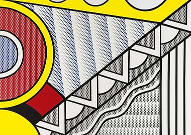 Abstract Pop Art Composition