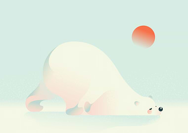 Polar Bear in Arctic