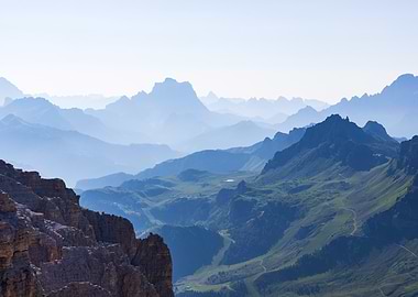 Mountain Range Landscape