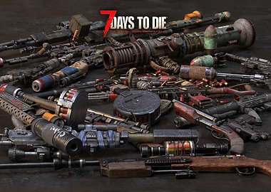 7 Days to Die Weapons Pile