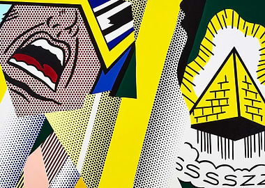 Pop Art Abstract Composition