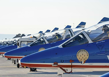 Patrouille de France Aircraft Lineup