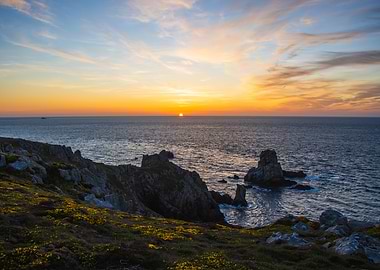 Coastal Sunset Landscape