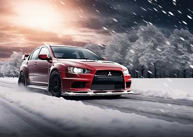 Mitsubishi Lancer Winter