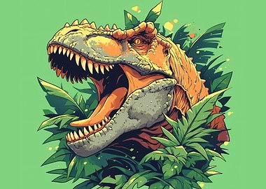 T-Rex in Jungle