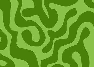Green Abstract Camouflage Pattern