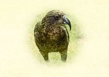Kea Bird Portrait