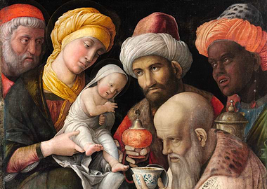 Adoration of the Magi Painting