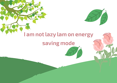 Energy Saving Mode Illustration