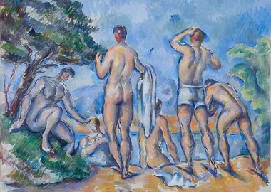 The Bathers by Paul Cézanne