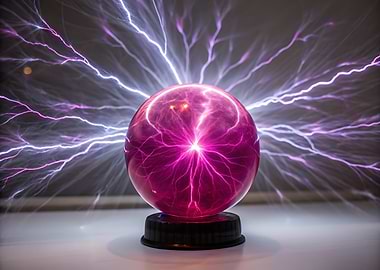 Plasma Ball with Electrical Discharges