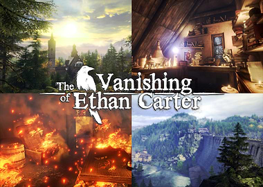 QuadColor Collage - The Vanishing of Ethan Carter