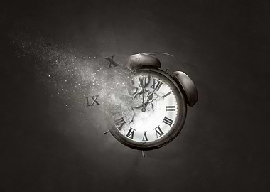 Deconstructed Time: Exploding Alarm Clock