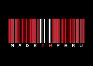 Made in Peru Barcode Design
