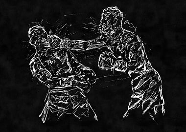 Boxing Match abstract