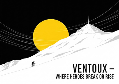 Tour de France Mont Ventoux Cycling