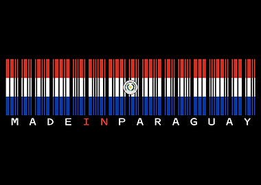 Made in Paraguay Barcode Flag