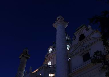 Karlskirche at Night