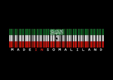 Made in Somaliland Barcode Flag