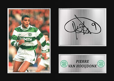 Pierre van Hooijdonk Framed Photo and Signature