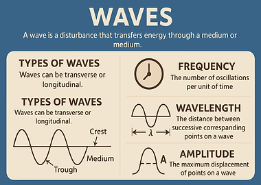 Waves: Types, Frequency, Wavelength, Amplitude