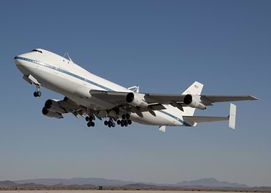 USA Boeing 747 Taking Off