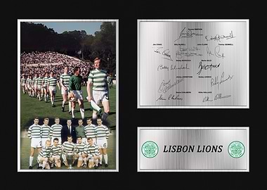 Lisbon Lions Framed Memorabilia