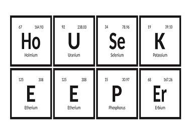 Housekeeper Periodic Table Elements