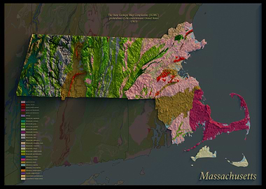 Massachusetts Geological Map