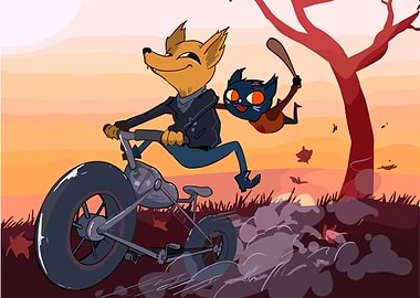 Night in the Woods: Bike Ride