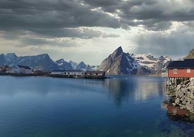 Scenic Lofoten Islands Landscape, Norway