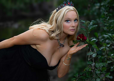 Dark Queen with Rose