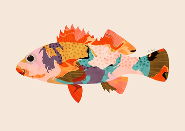 Colorful Fish Illustration