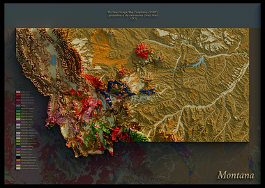 Montana Geological Map