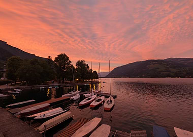 Lake Annecy at Sunset
