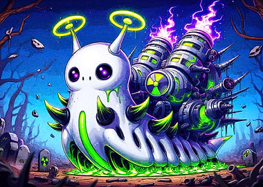 Radioactive Snail Monster