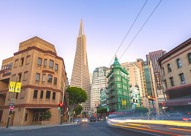San Francisco Cityscape at Dusk