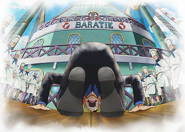 Iconic Watercolor Sanji's Departure From Baratie