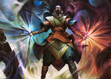 Magic User Unleashing Power Stormlight