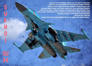 Sukhoi Su-34 Tactical Attack Fighter